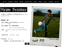 Tablet Screenshot of miriambrenner.de